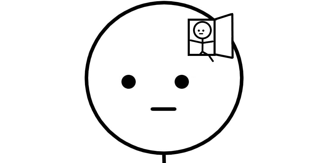 A person escaping his prison of the mind