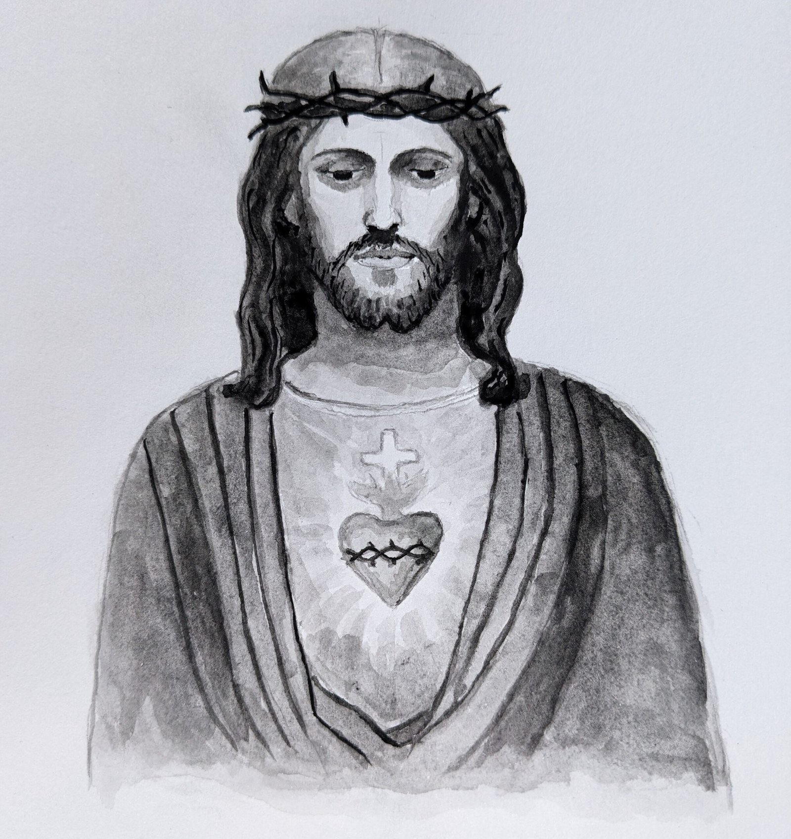 Sacred heart christ